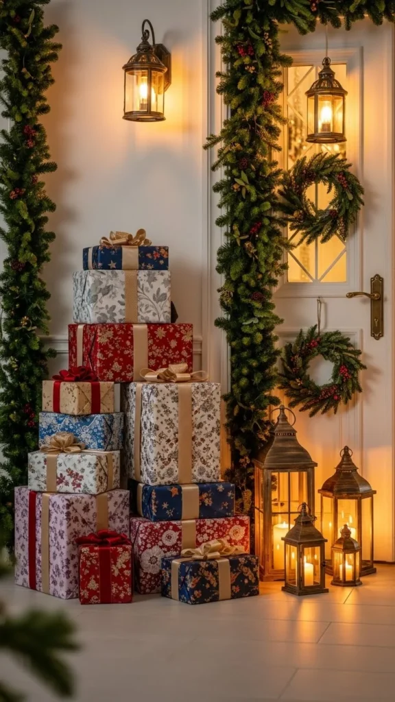 A Wrapped Gift Display