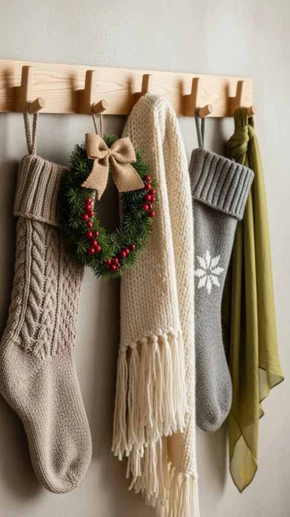 Add Holiday-Themed Wall Hooks
