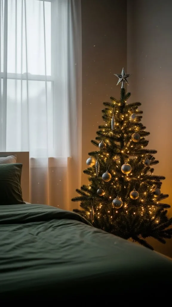 Add a Small Christmas Tree by the Window