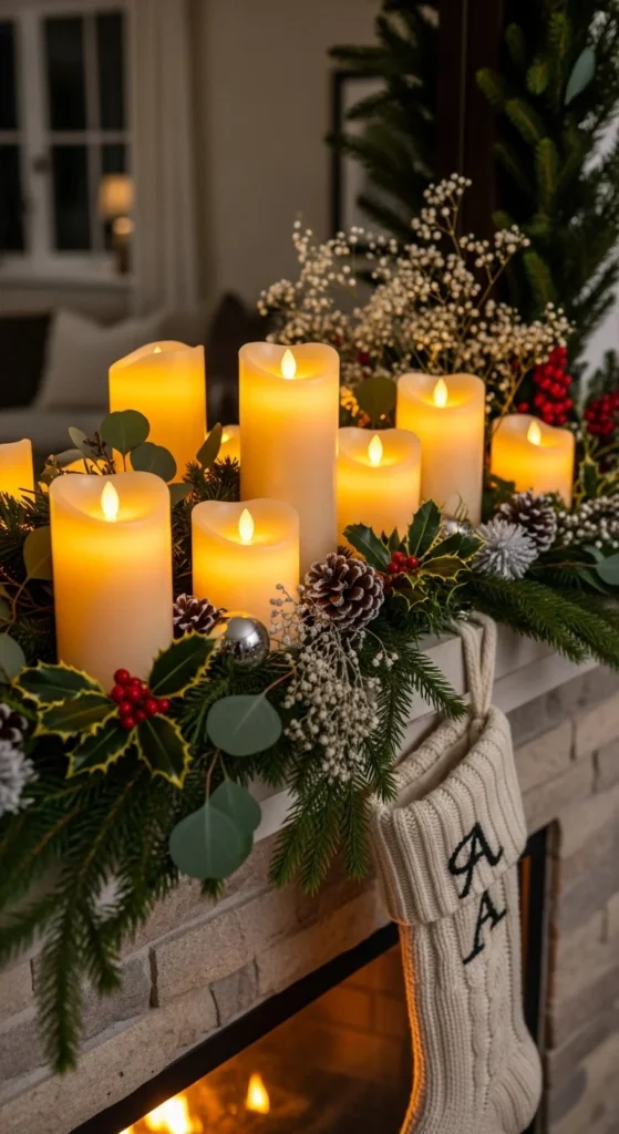 Battery-Powered Pillar Candles