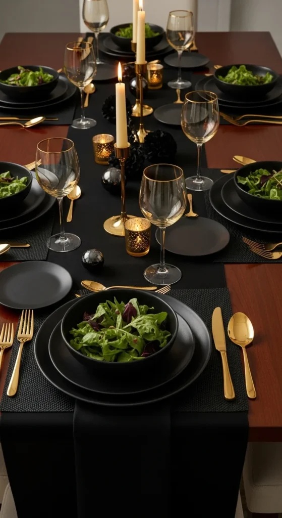 Black and Gold Color Palette for Modern Style