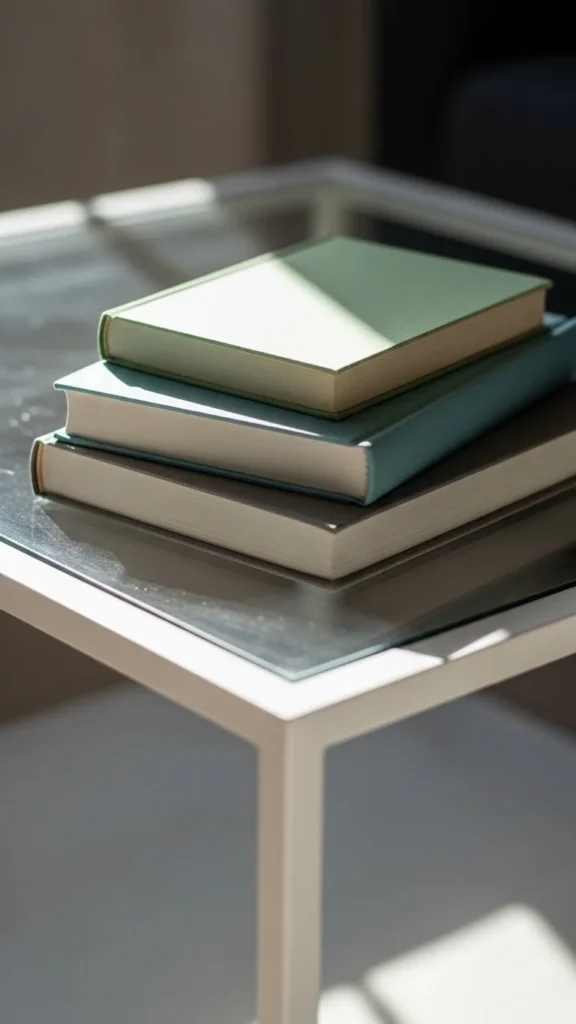 Books Stacked with Intention