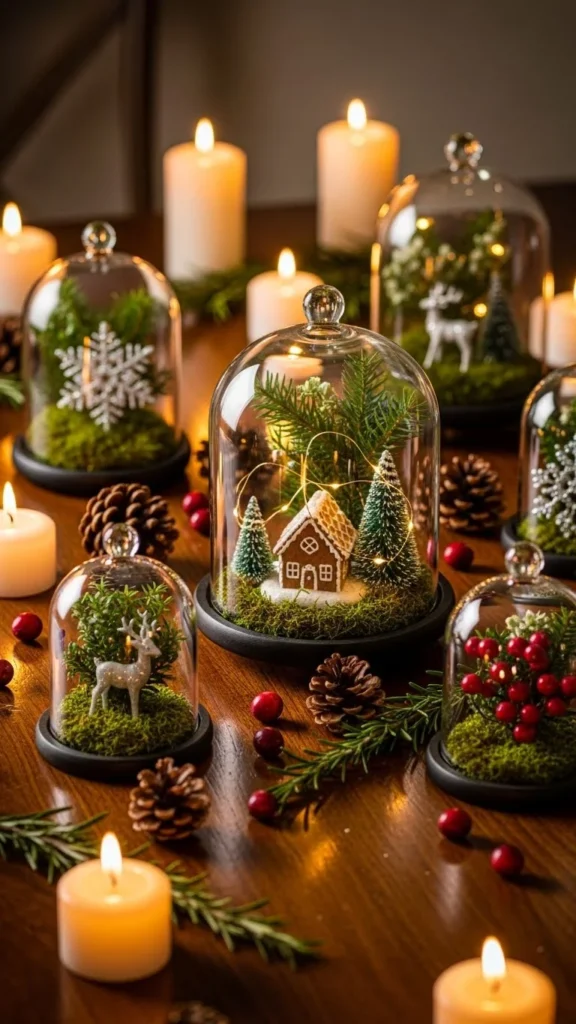 Candlelit Glass Domes