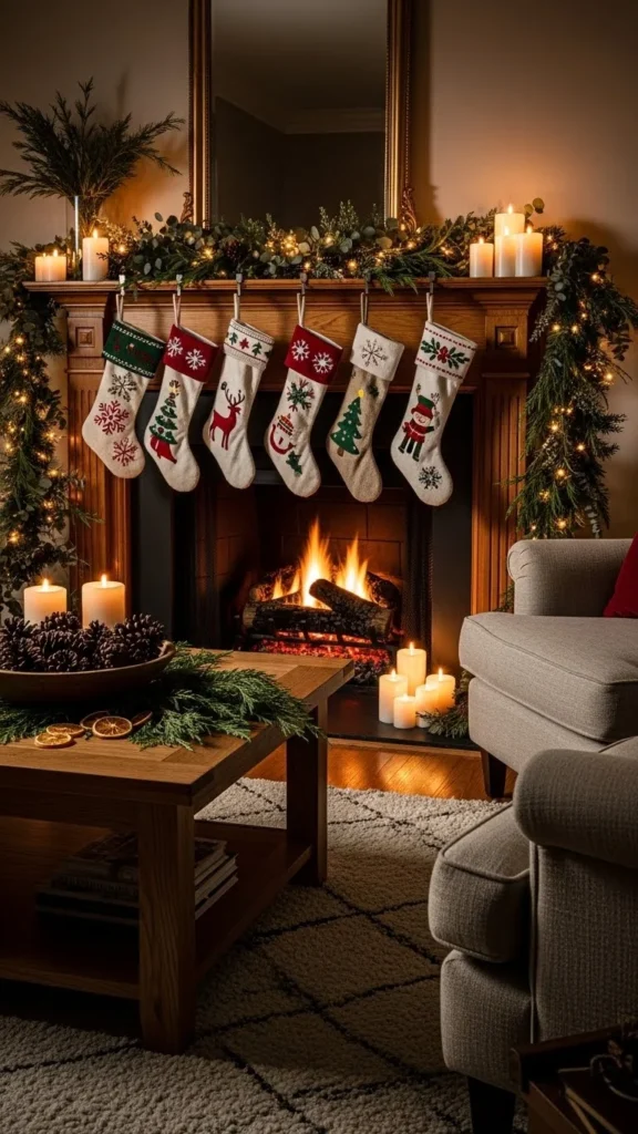 Christmas Fireplace Decor