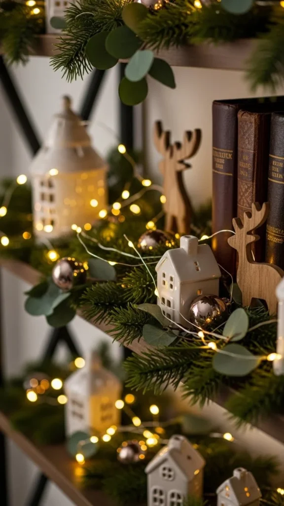 Christmas Shelf Styling