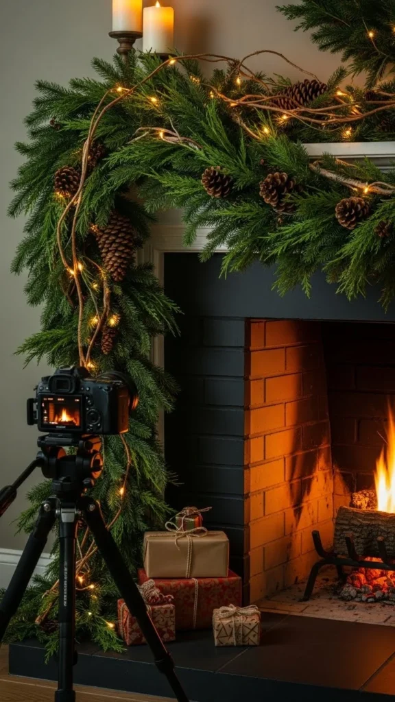 Classic Evergreen Mantel Garland