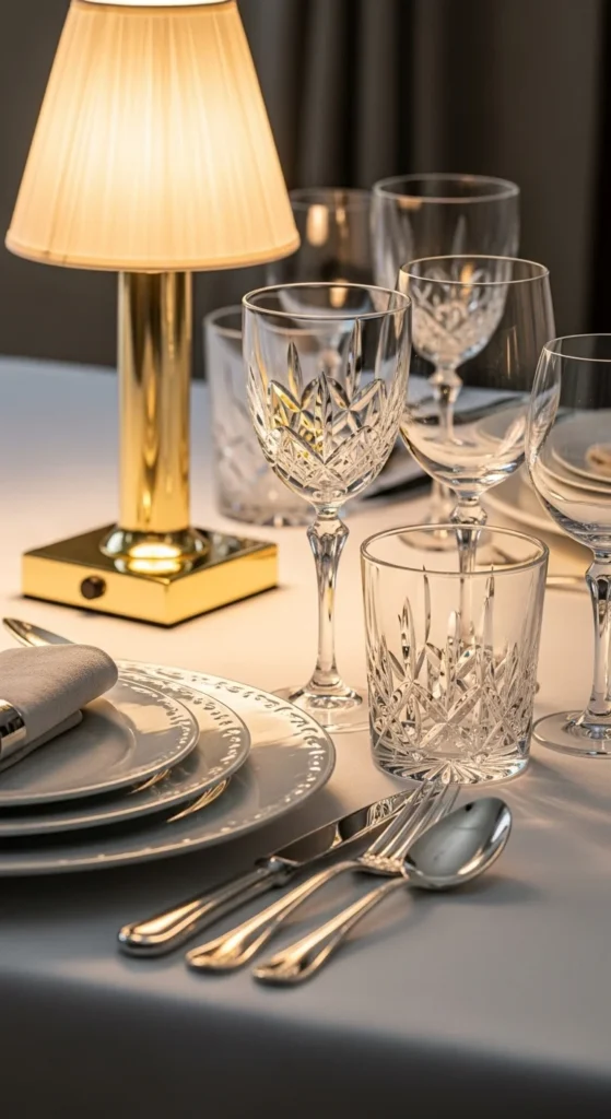Crystal-Style Glassware for Extra Shine