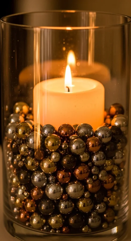 DIY Beaded Centerpiece