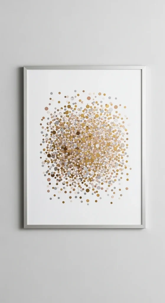 DIY Confetti Wall Art