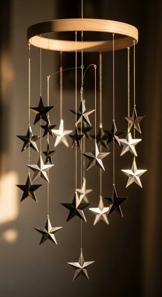 DIY Hanging Star Mobile