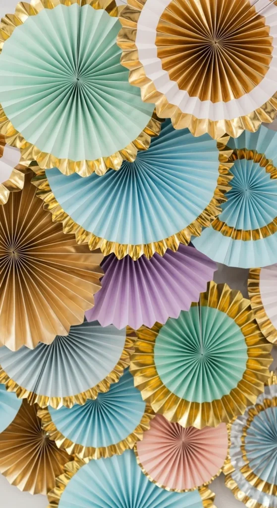 DIY Paper Fan Decorations