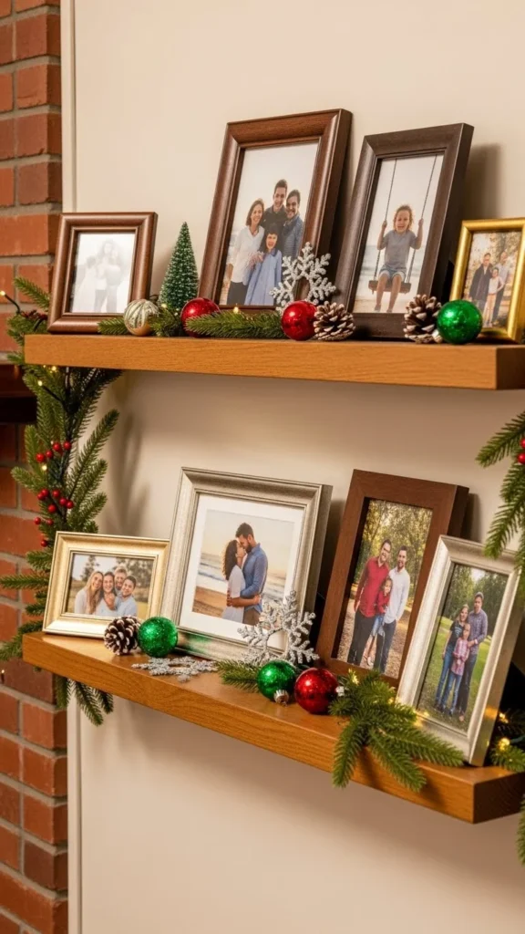 Family Photo + Ornament Mix