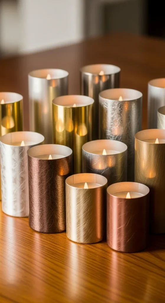 Festive Candle Wraps