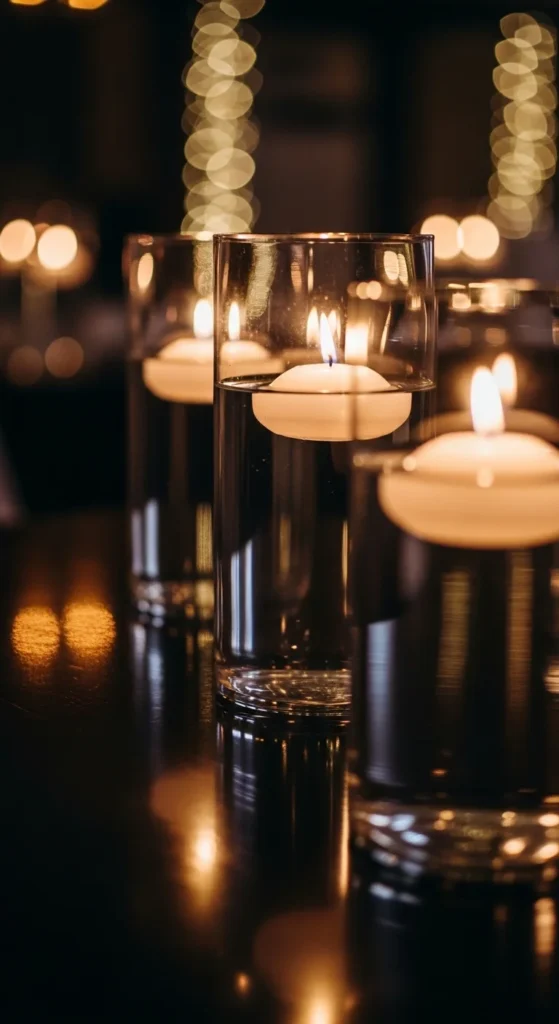 Floating Candle Vase Set