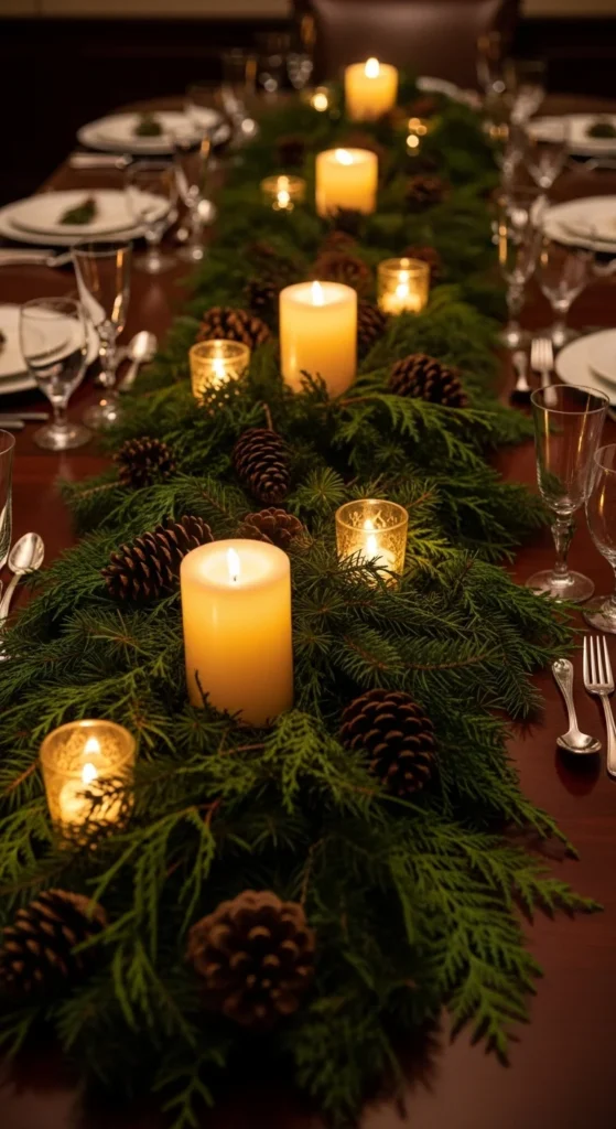 Garland Centerpiece for the Dining Table