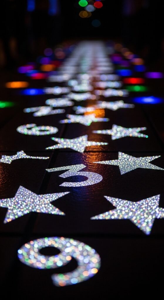 Glitter Floor Decals