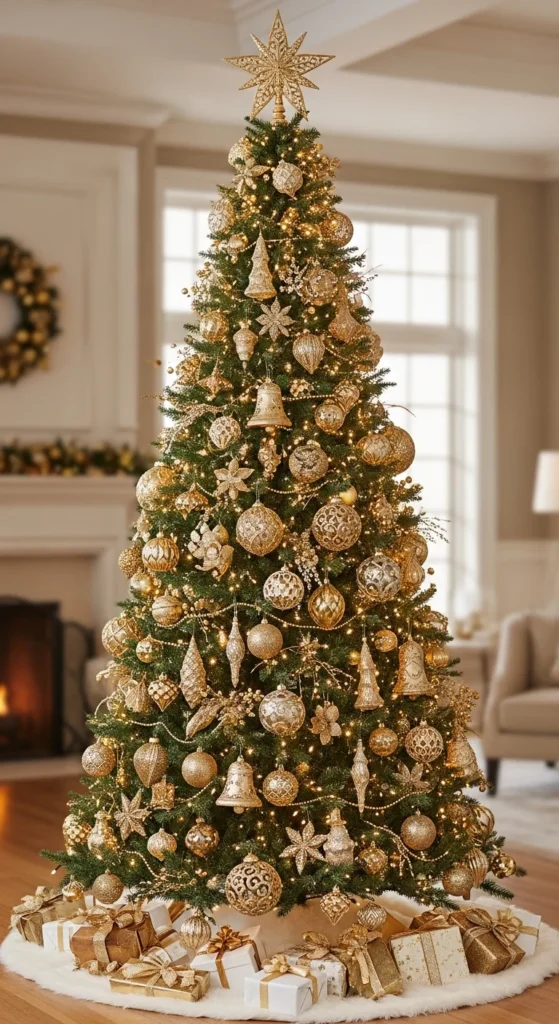 Gold-Only Ornament Theme