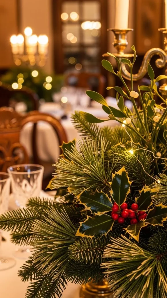 Gold-Tipped Greenery