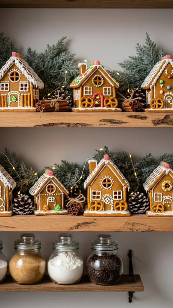 Kitchen Shelf Gingerbread Theme