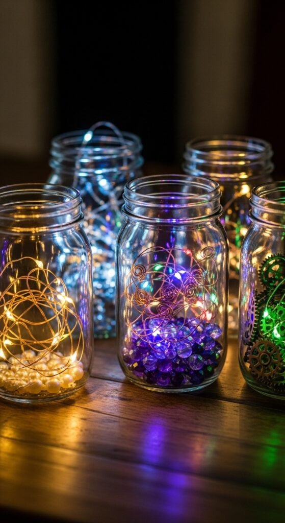 Light-Up Mason Jars