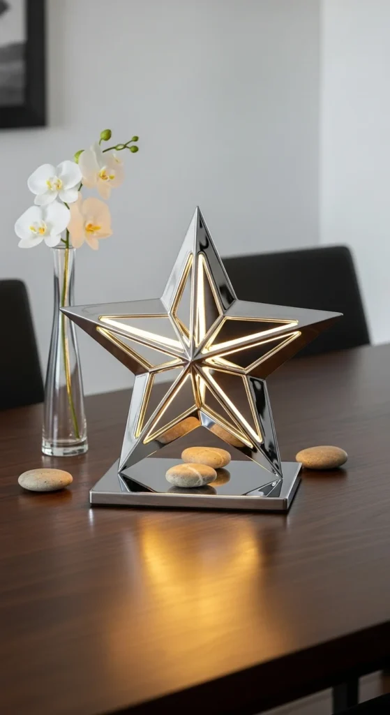 Light-Up Star Sculpture