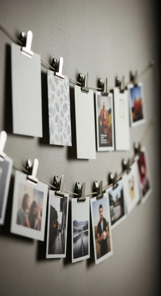 Metallic Clip Garland