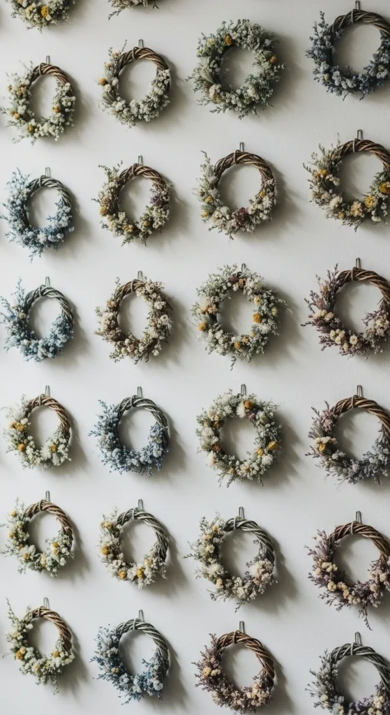 Mini Wreath Wall Display