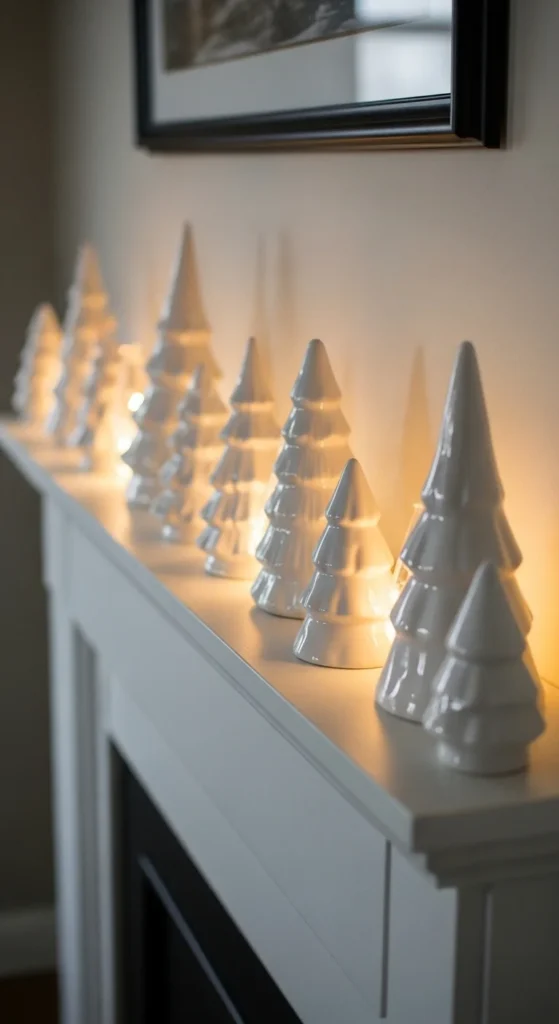 Minimalist White Ceramic Trees