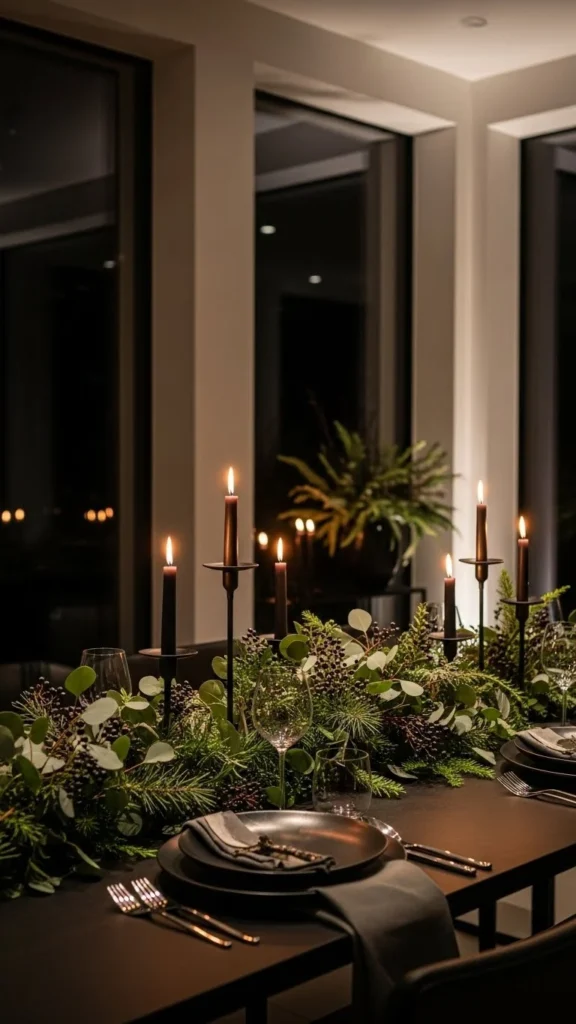 Modern Black-and-Green Contrast