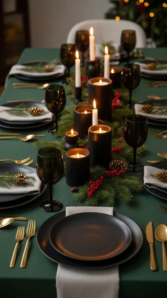 Monochrome Black and Gold Glam