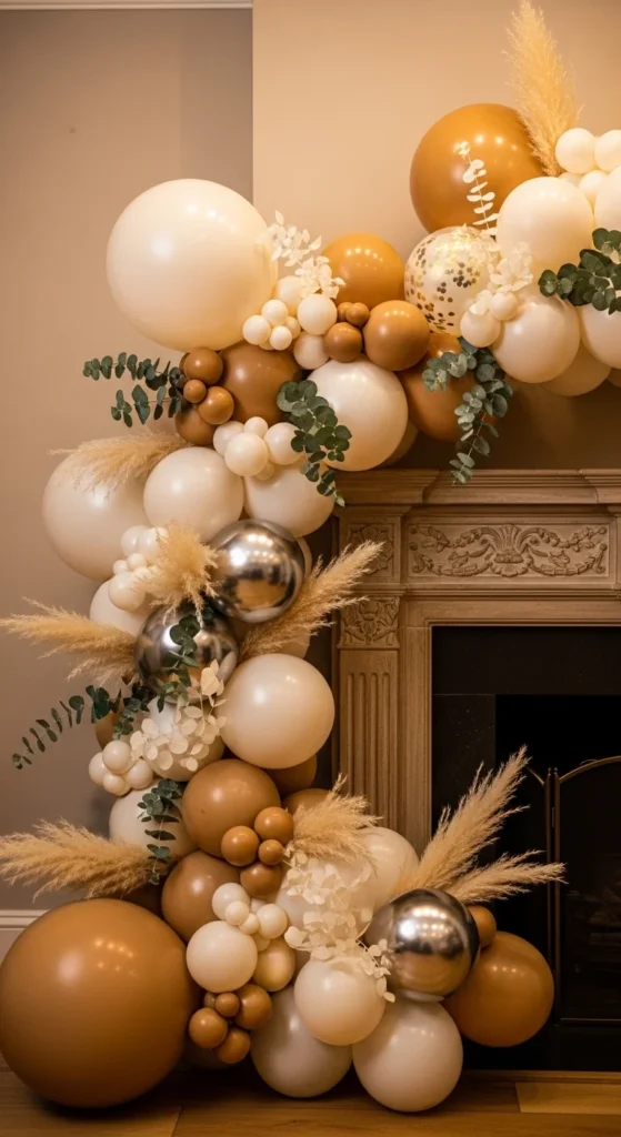Neutral Toned Balloon Garland