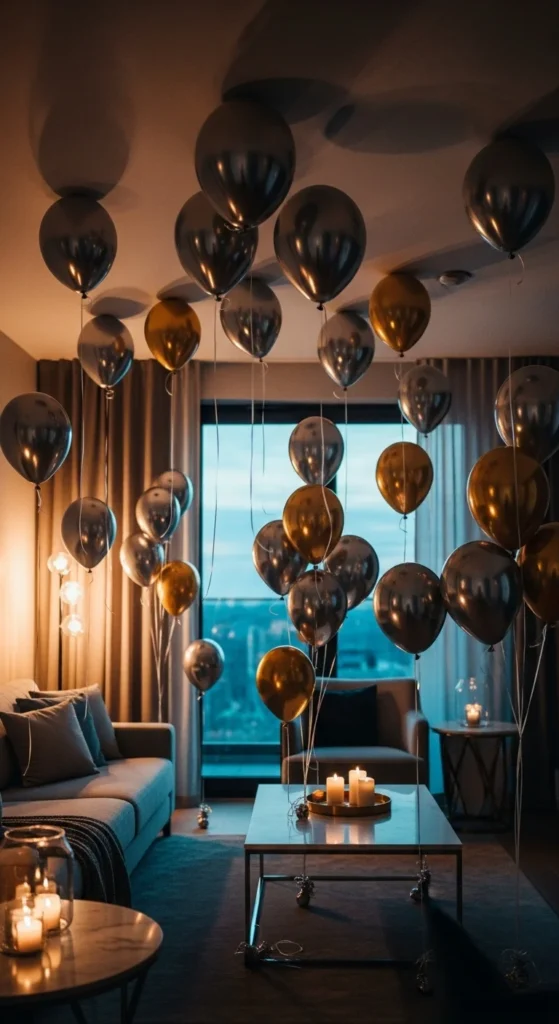 New Year Balloon Decor