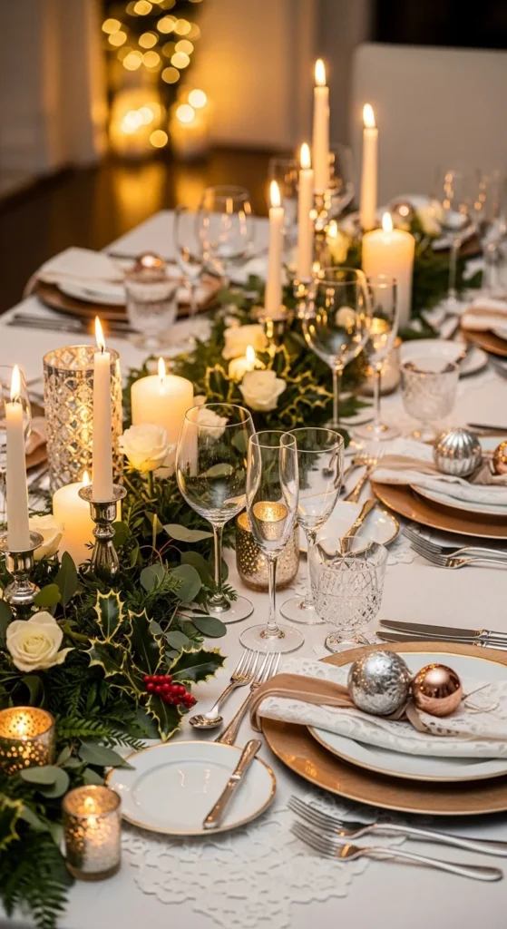 New Year Table Decor