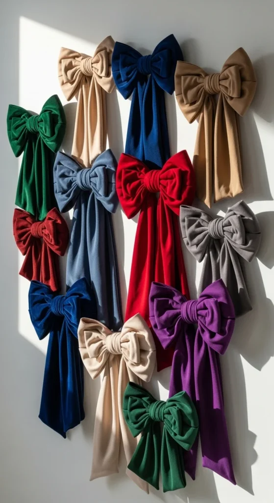 Oversized Fabric Bows