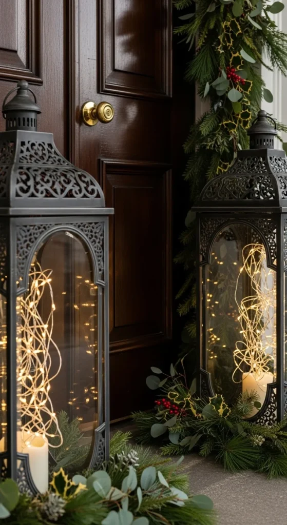 Oversized Lanterns Filled With Soft Lights