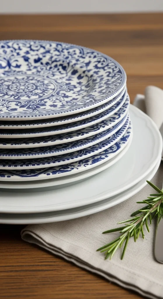 Patterned Salad Plates
