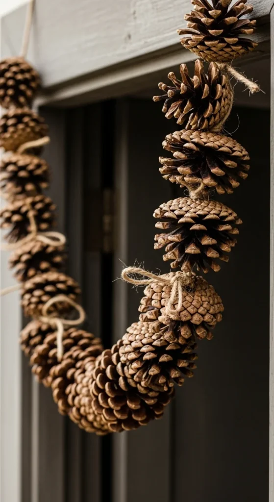 Pinecone and Twine Garland