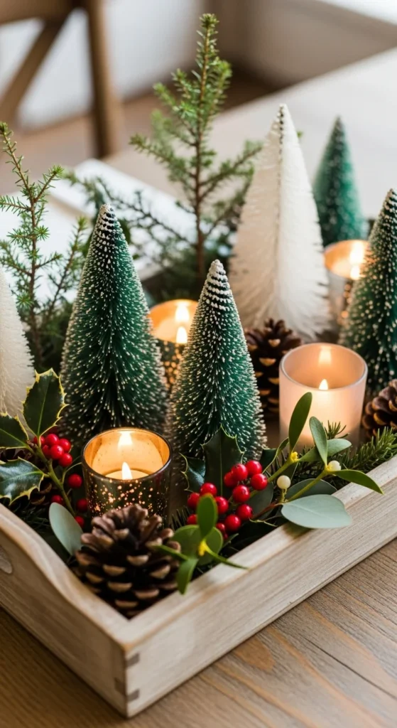 Rustic Wooden Tray Display