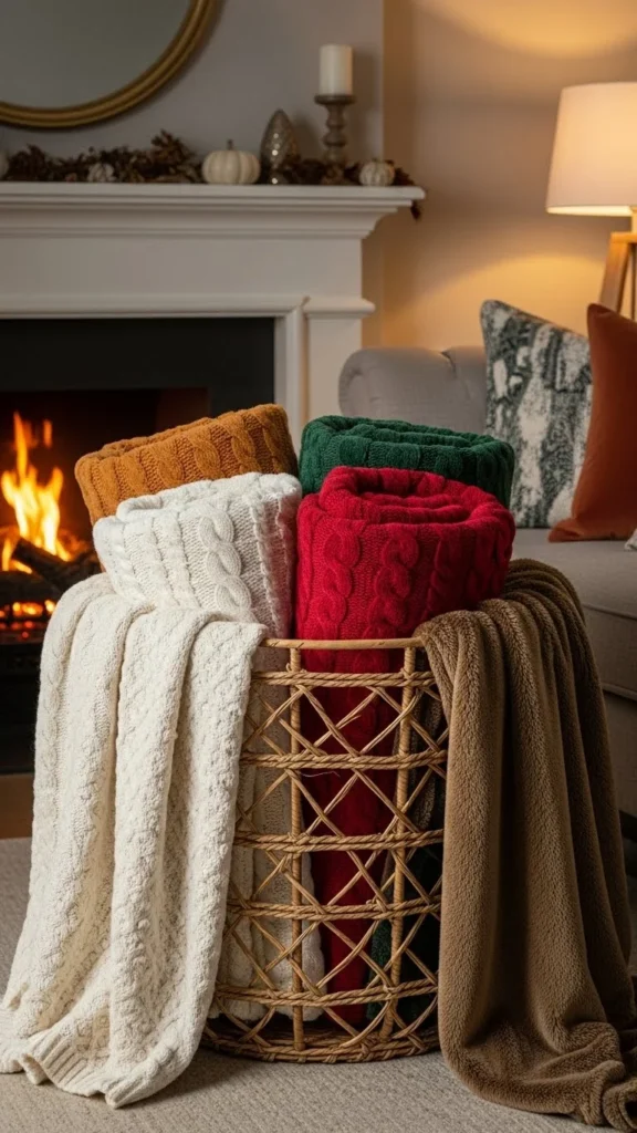 Seasonal Throw Basket