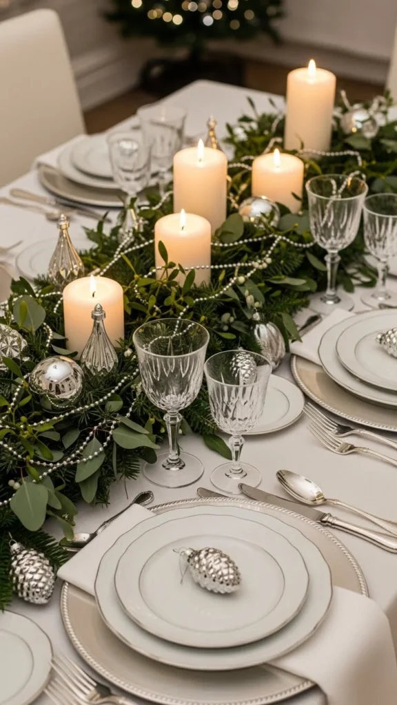 Silver and Green Winter Mix