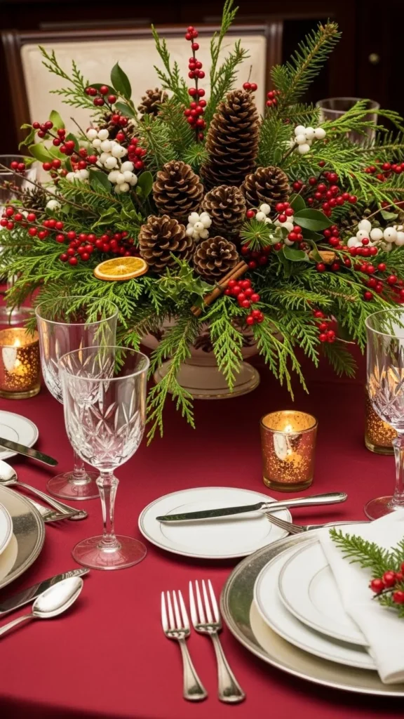 Simple Evergreen Center Bowl