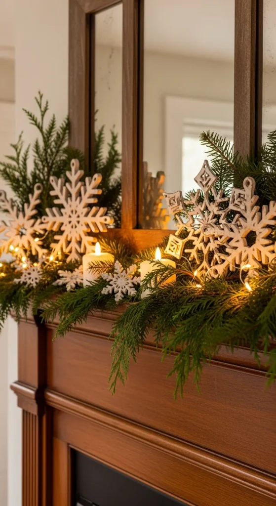 Snowflake-Themed Accent Pieces