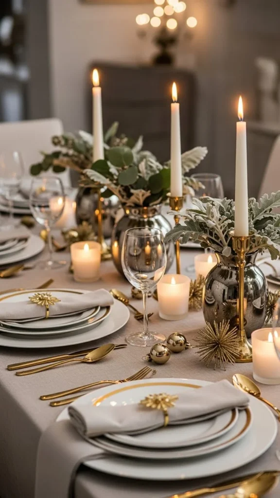 Soft Metallic Table Glow