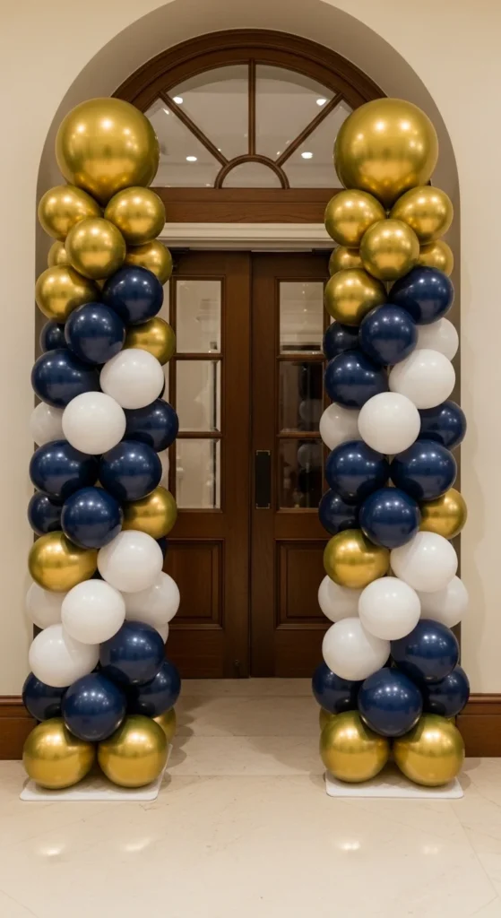 Structured Balloon Pillars