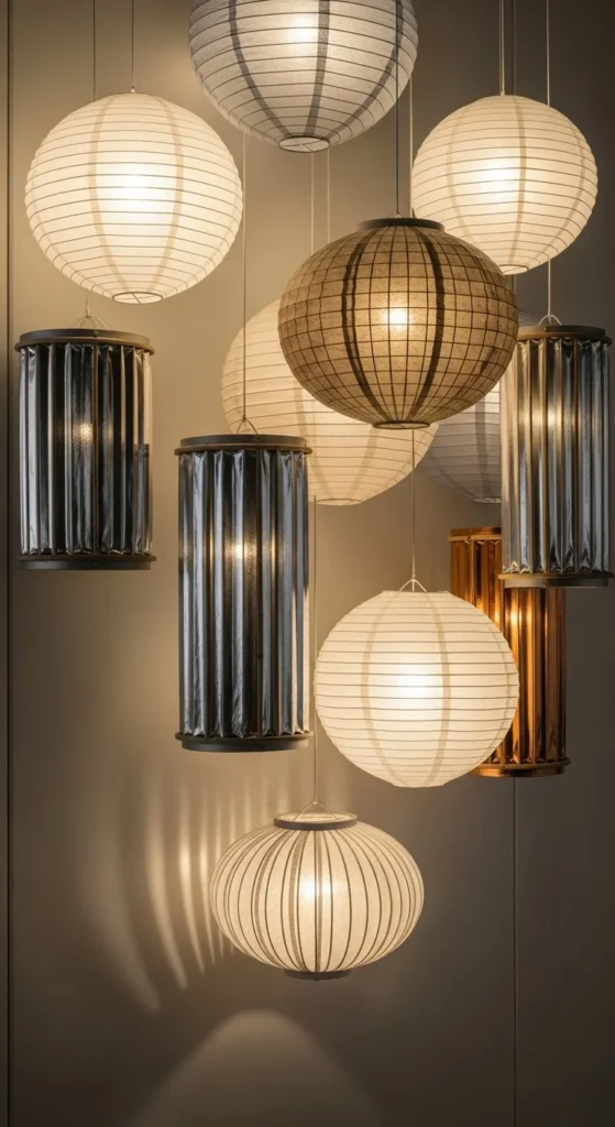 Wall of Paper Lanterns