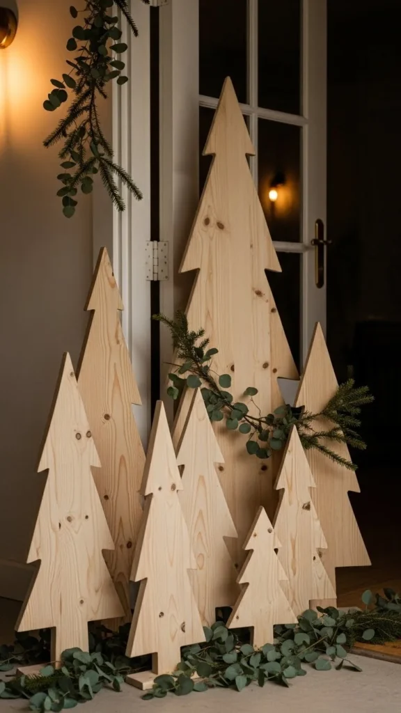 Wooden Tree Cutouts