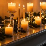 24 Elegant Christmas Candle Display Ideas That Glow All Night