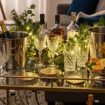 25 Trendy New Year Bar Cart Decor Ideas That Feel Ultra-Chic