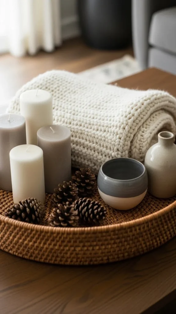 A Cozy Tray Filled With Textures