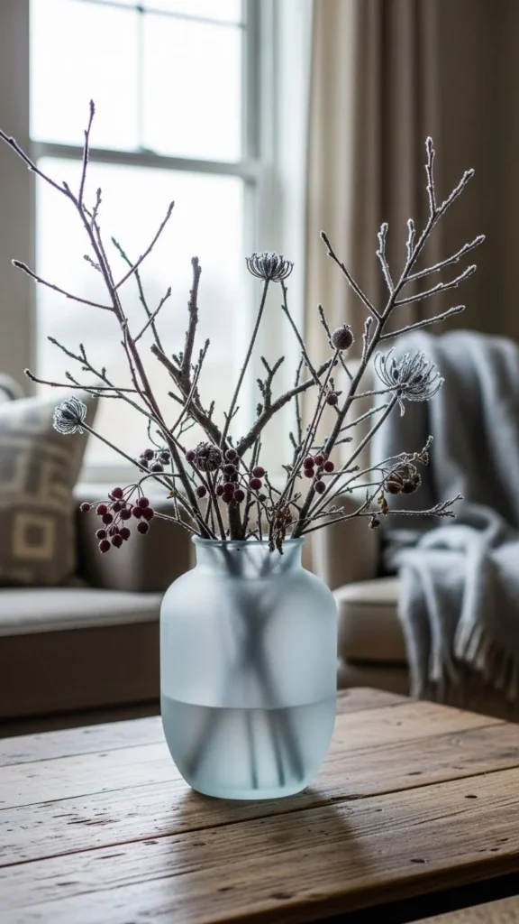 A Frosted Glass Vase